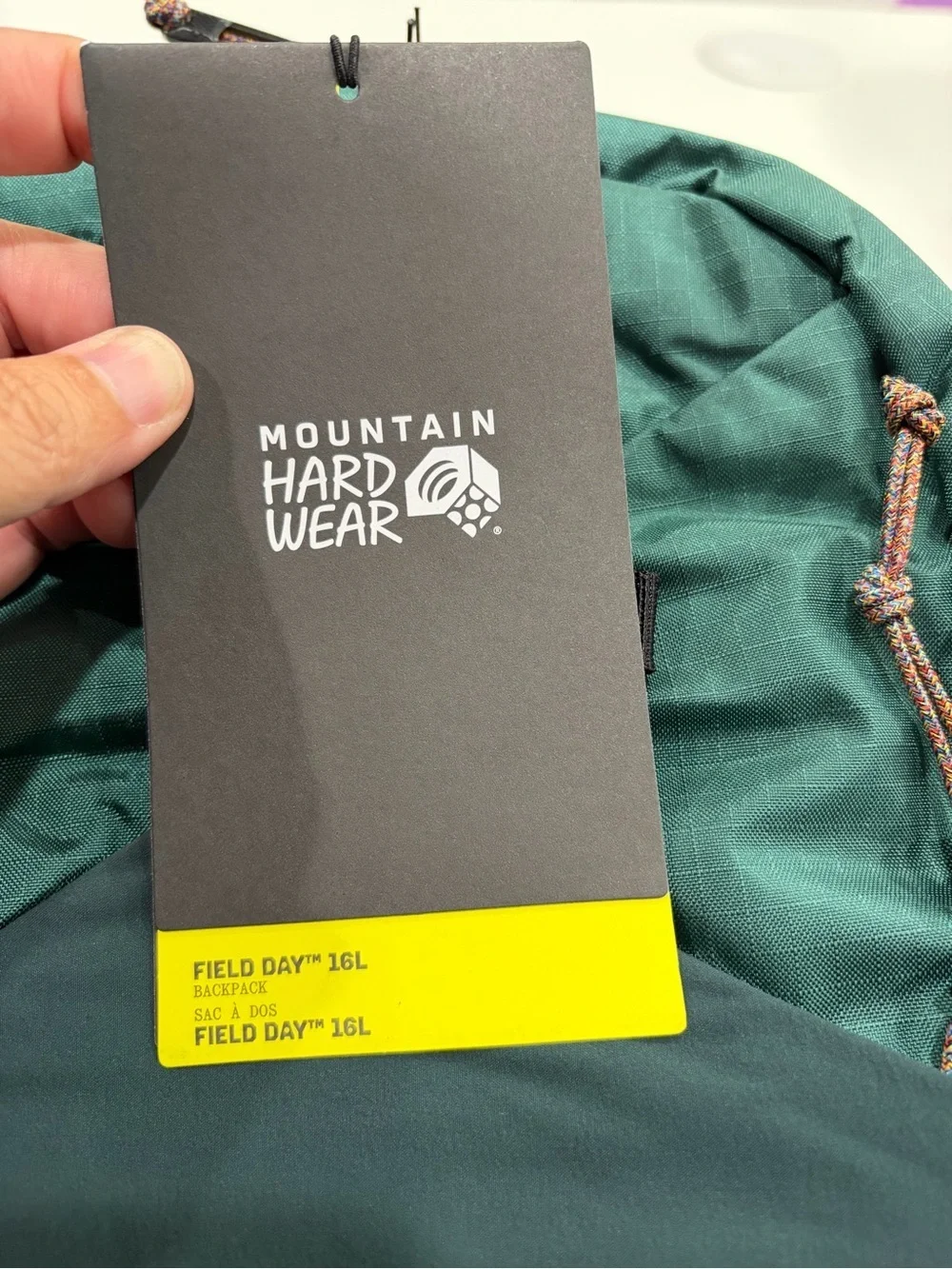 Mountain Hardwear Adult Field Day 16L Backpack Teal Green NWT Daypack Pack